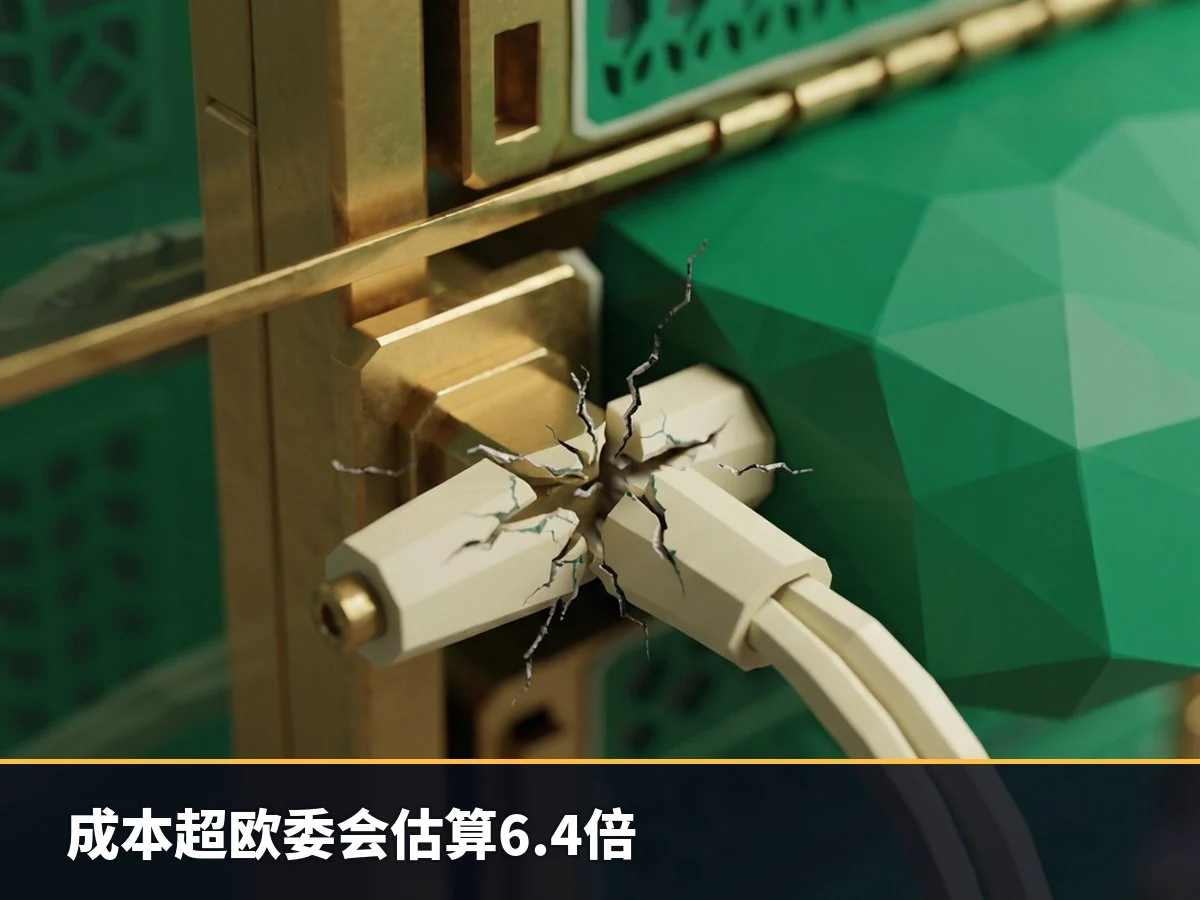 成本超欧委会估算6.4倍