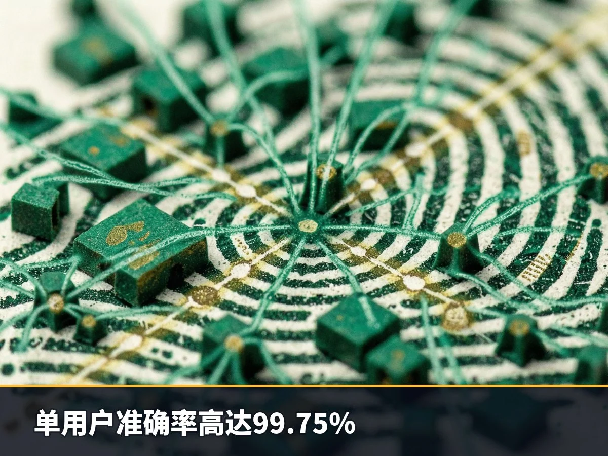 单用户准确率高达99.75%