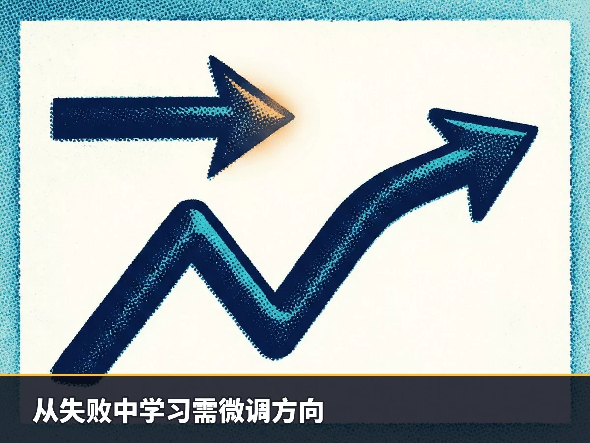 从失败中学习需微调方向