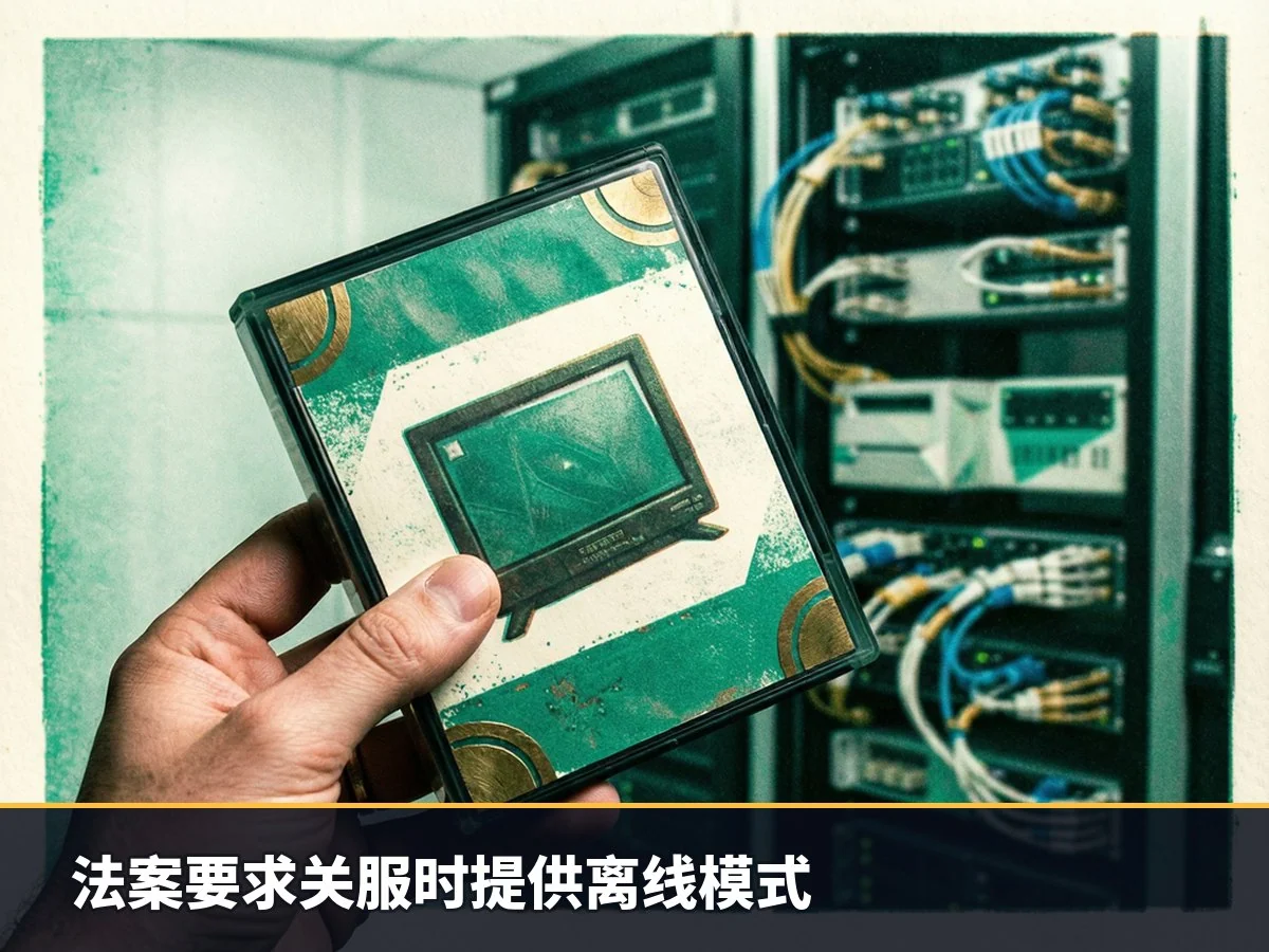 法案要求关服时提供离线模式