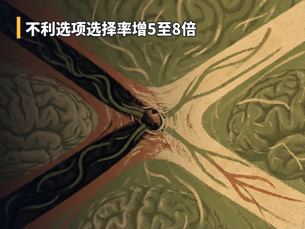 不利选项选择率增5至8倍