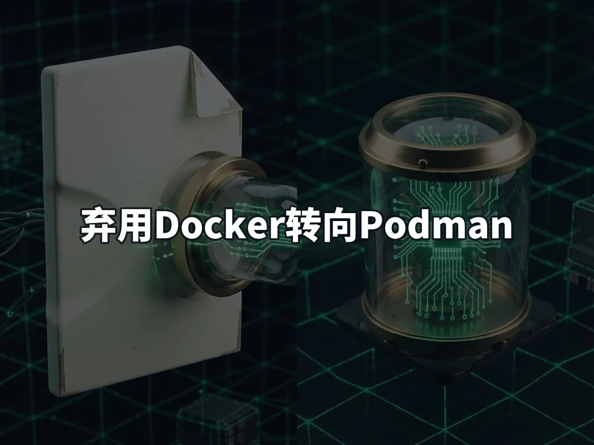 弃用Docker转向Podman