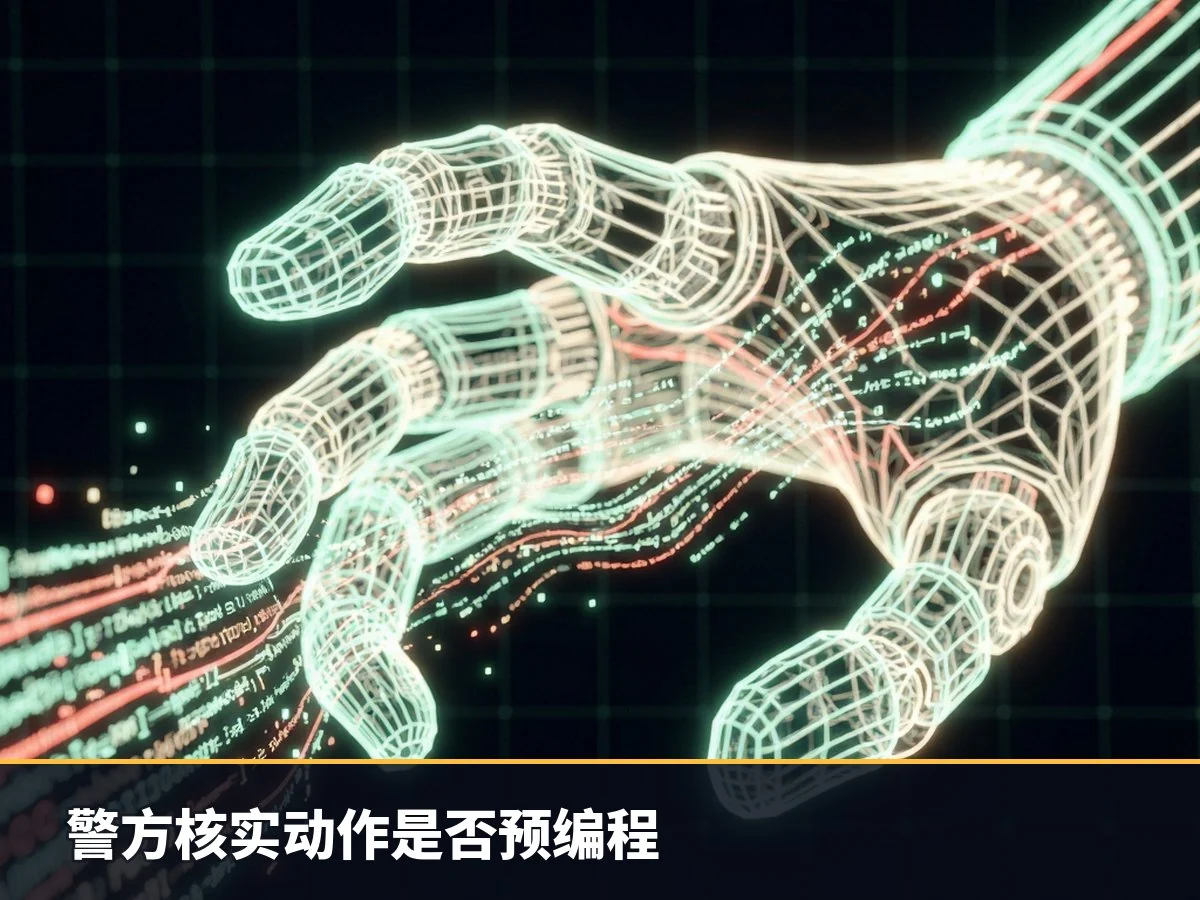 警方核实动作是否预编程