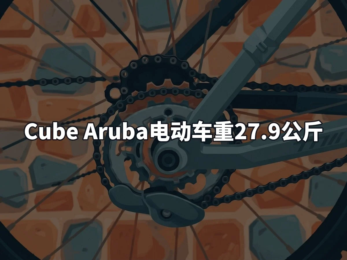 Cube Aruba电动车重27.9公斤