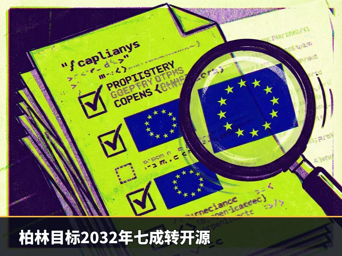 柏林目标2032年七成转开源
