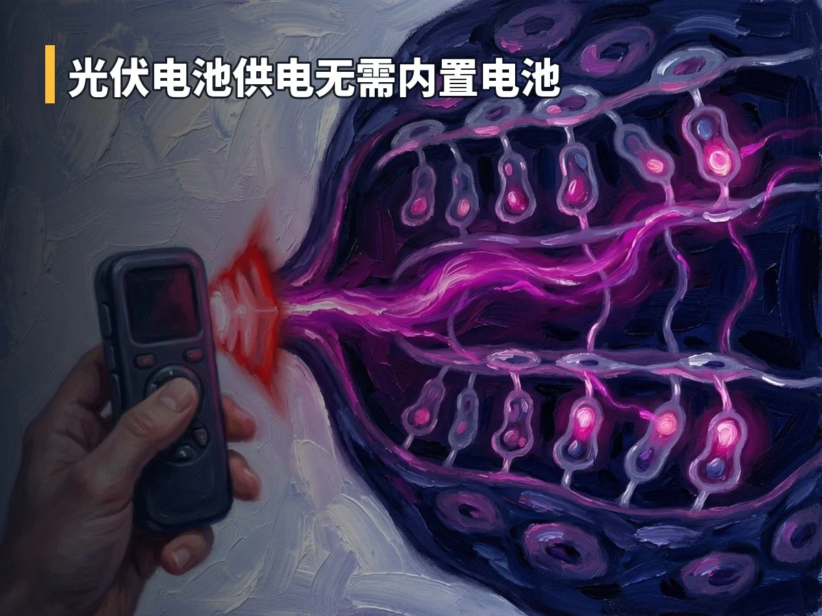 光伏电池供电无需内置电池