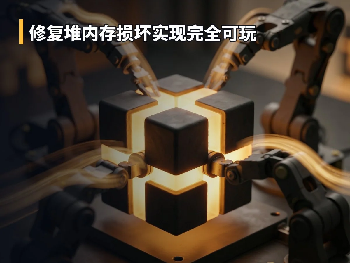 修复堆内存损坏实现完全可玩
