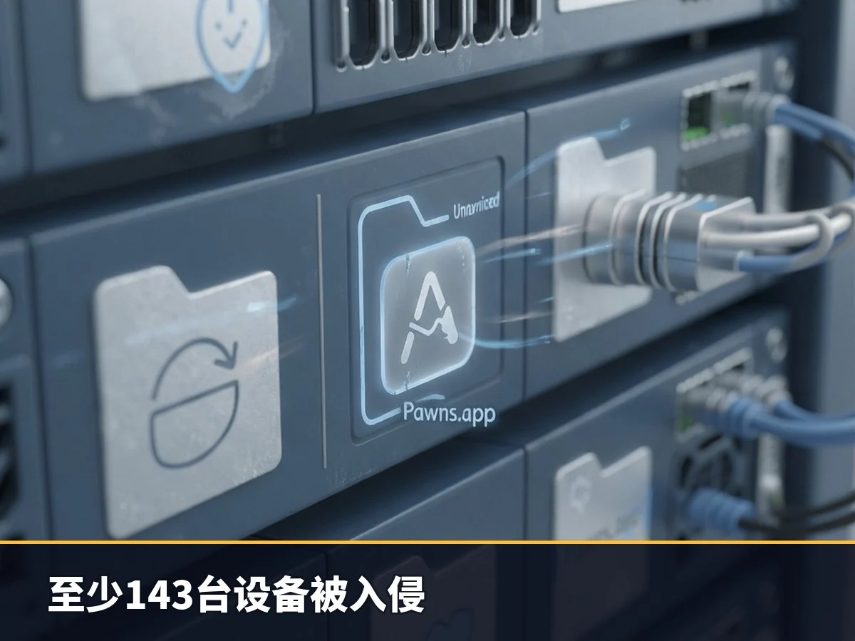 至少143台设备被入侵