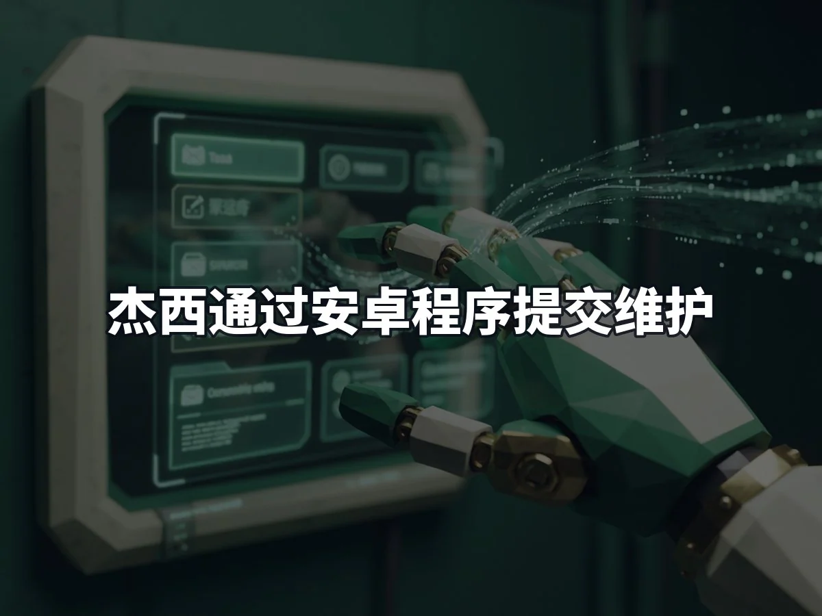 杰西通过安卓程序提交维护