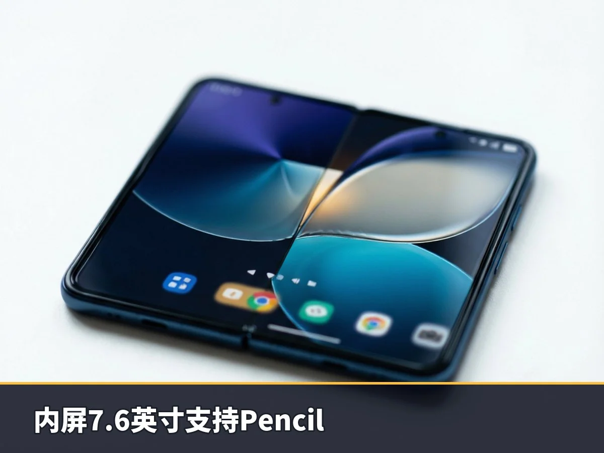 内屏7.6英寸支持Pencil