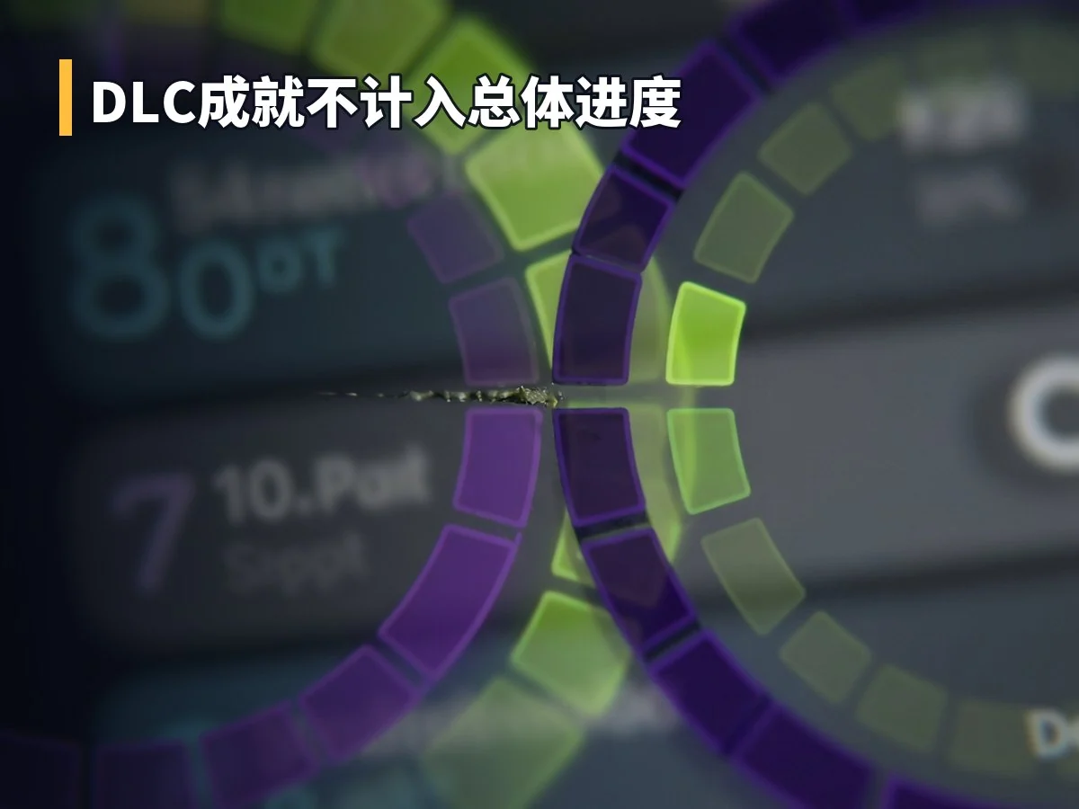 DLC成就不计入总体进度