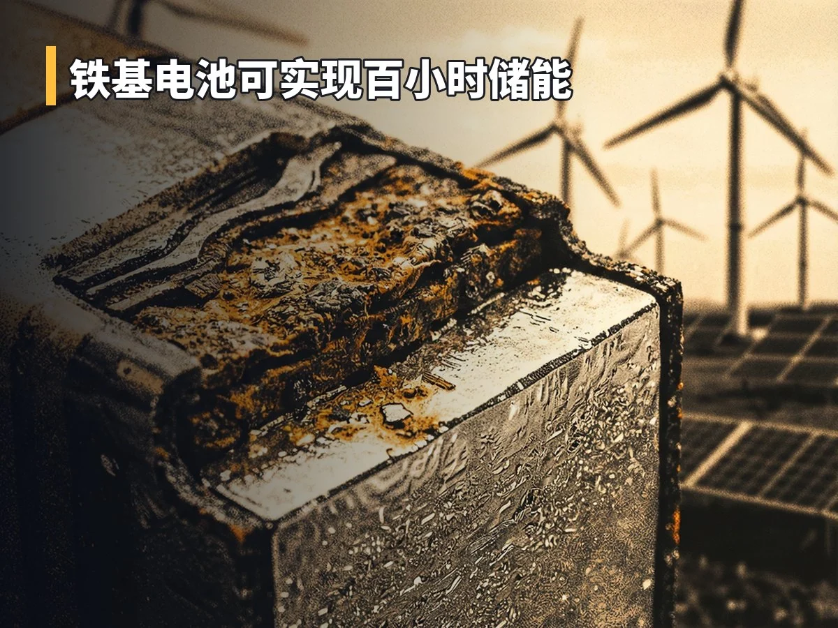 铁基电池可实现百小时储能