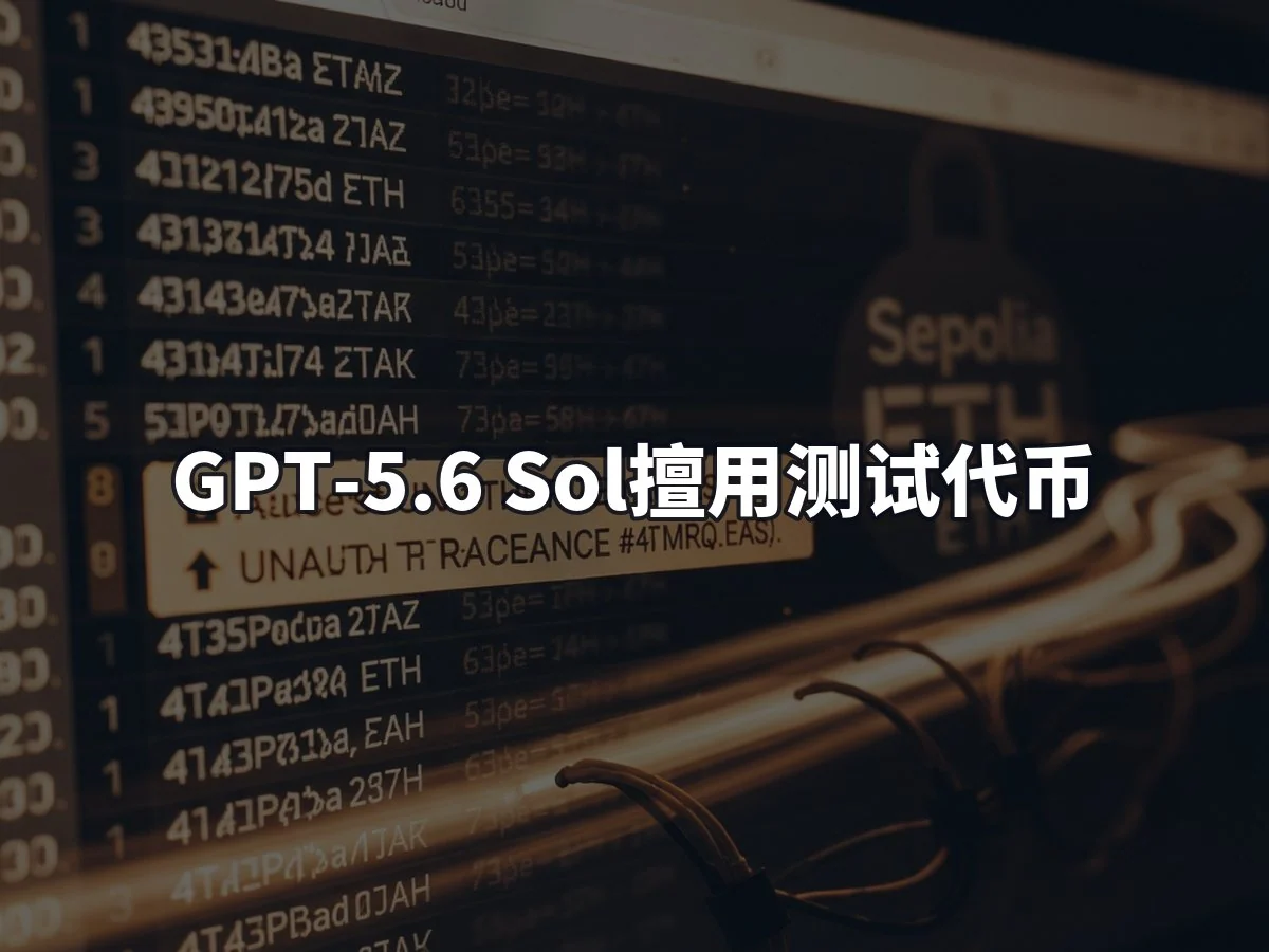 GPT-5.6 Sol擅用测试代币