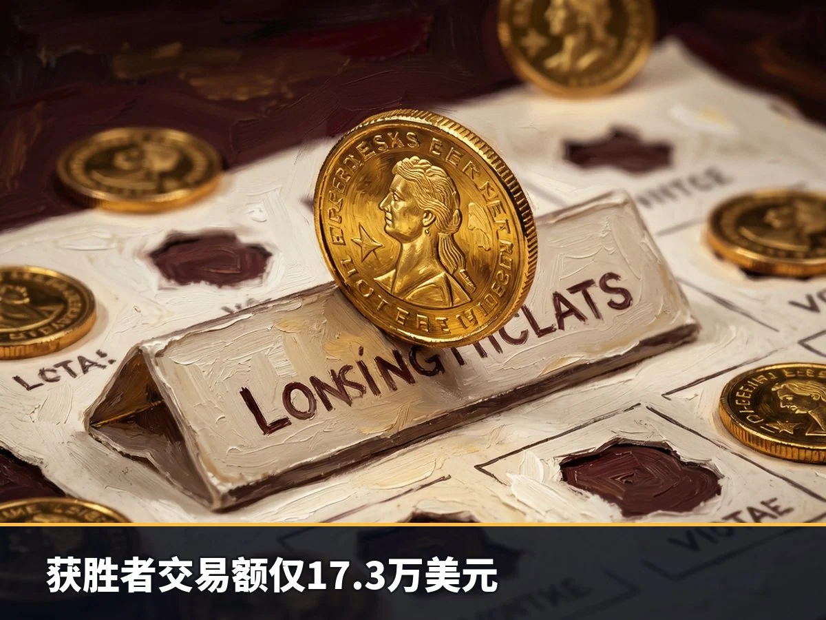 获胜者交易额仅17.3万美元