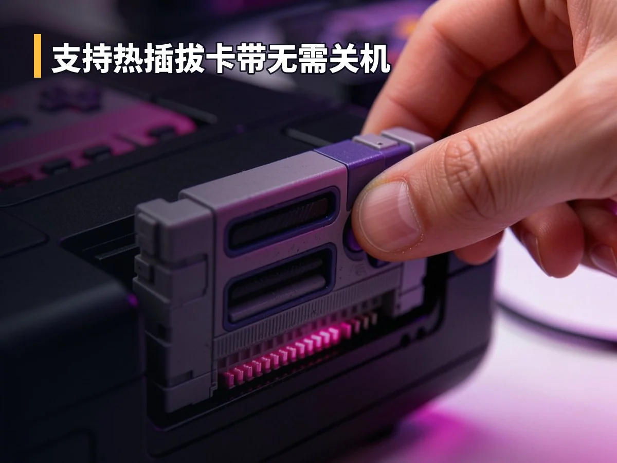 支持热插拔卡带无需关机