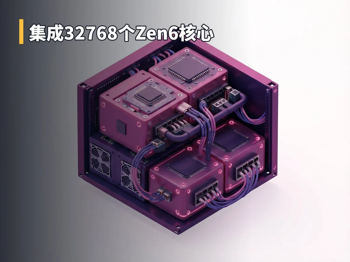 集成32768个Zen6核心
