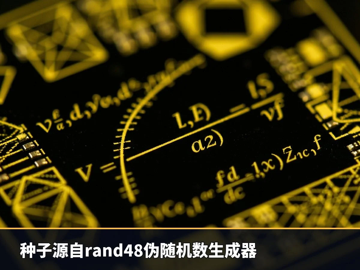 种子源自rand48伪随机数生成器