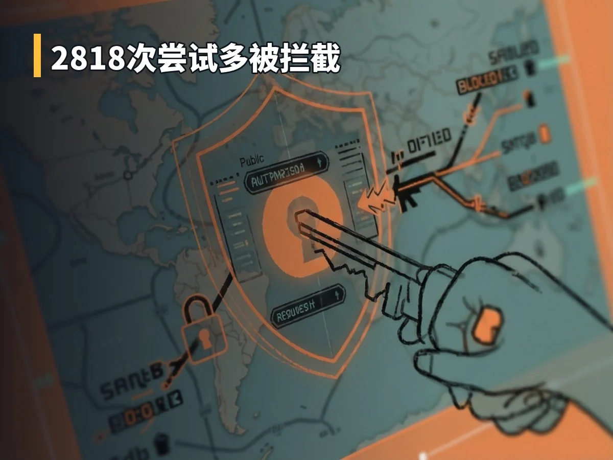 2818次尝试多被拦截