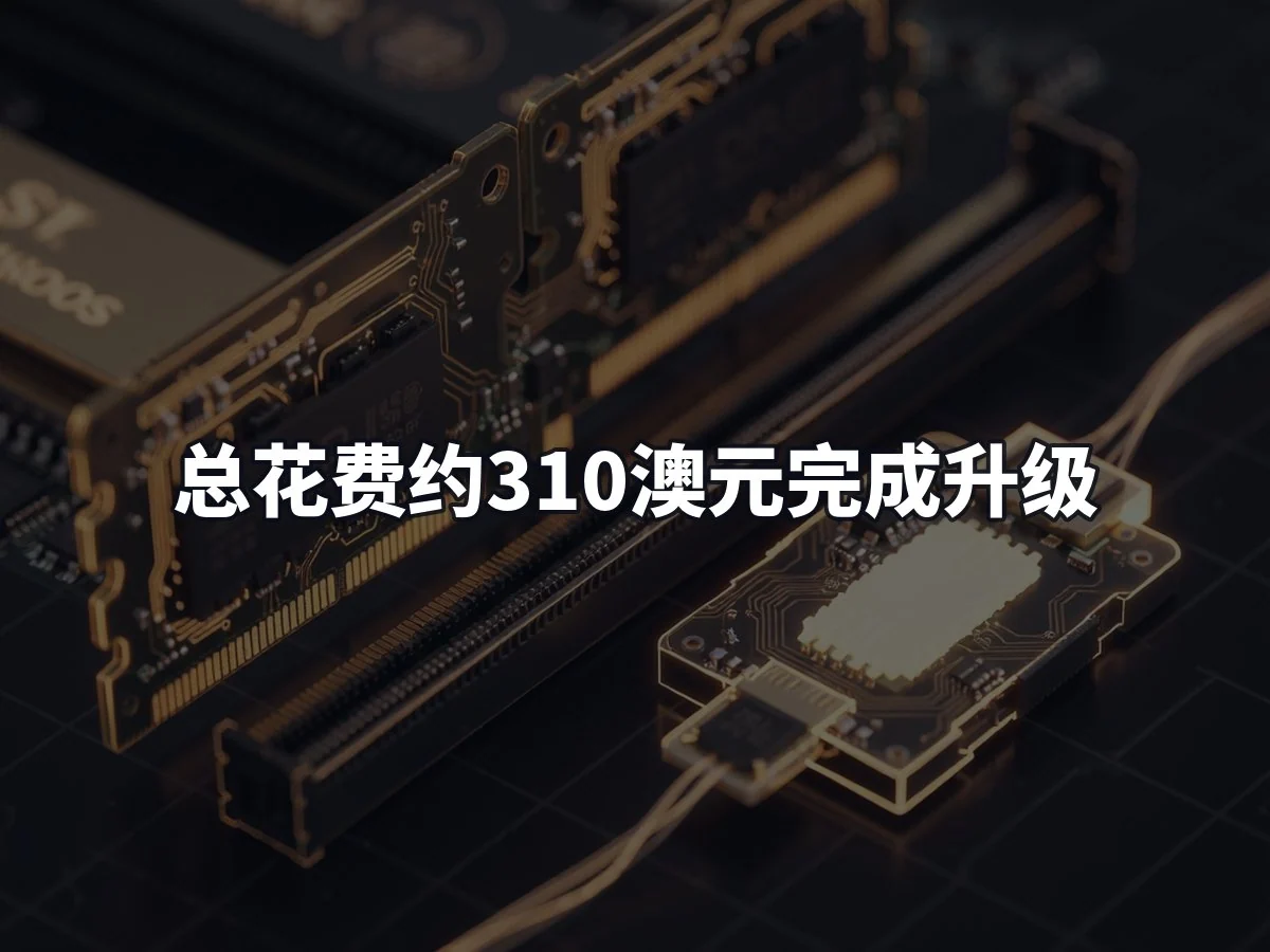 总花费约310澳元完成升级