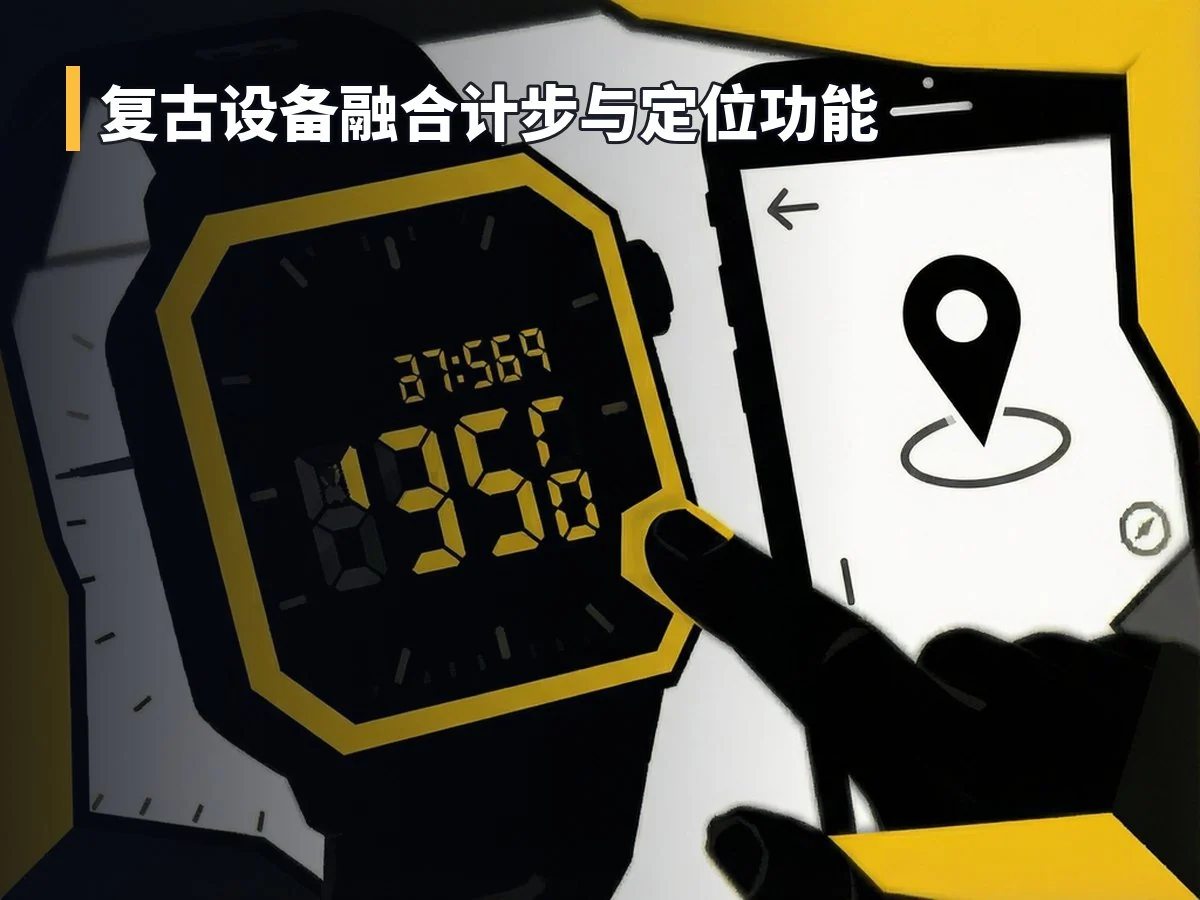 复古设备融合计步与定位功能