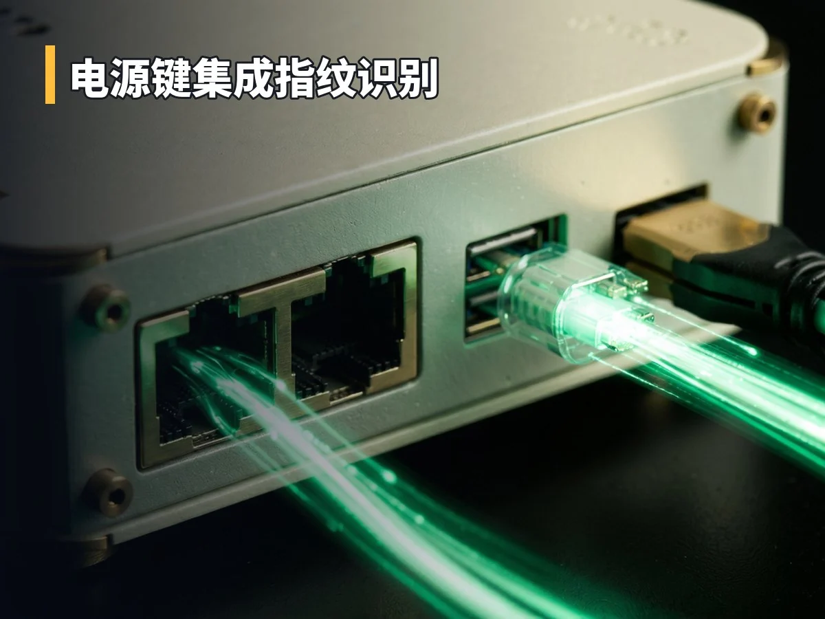 电源键集成指纹识别