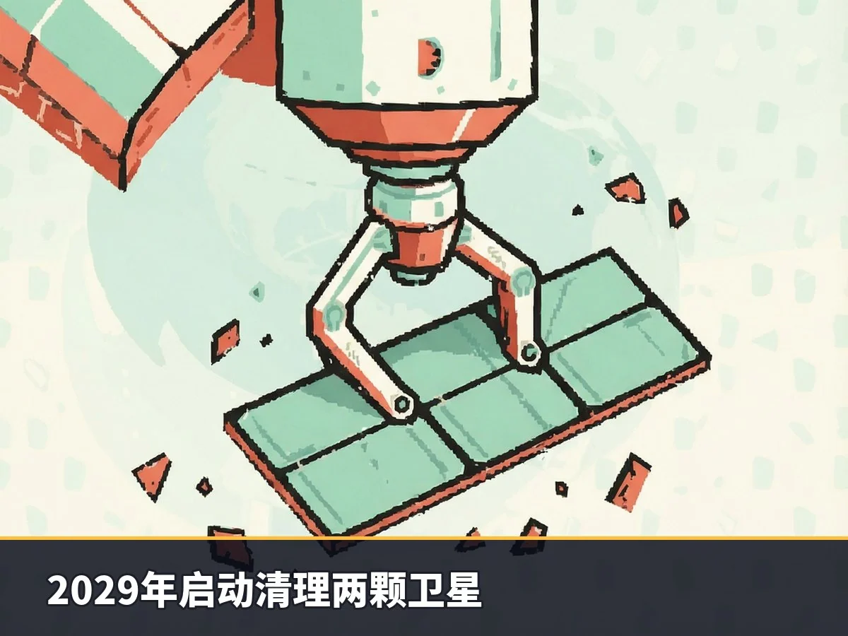 2029年启动清理两颗卫星