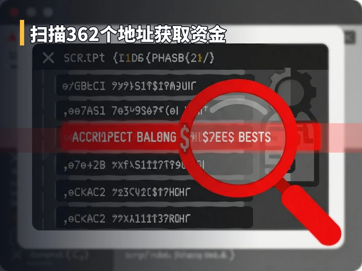 扫描362个地址获取资金