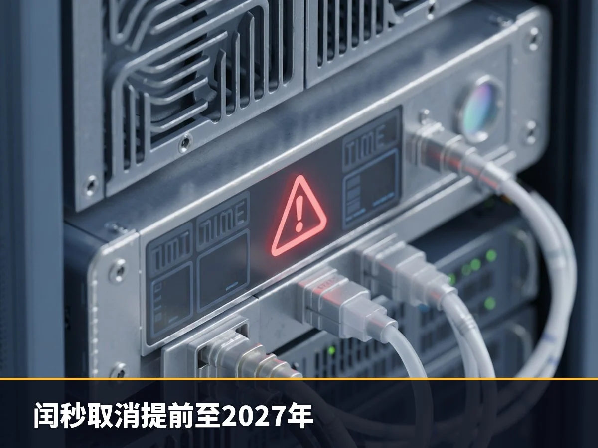 闰秒取消提前至2027年