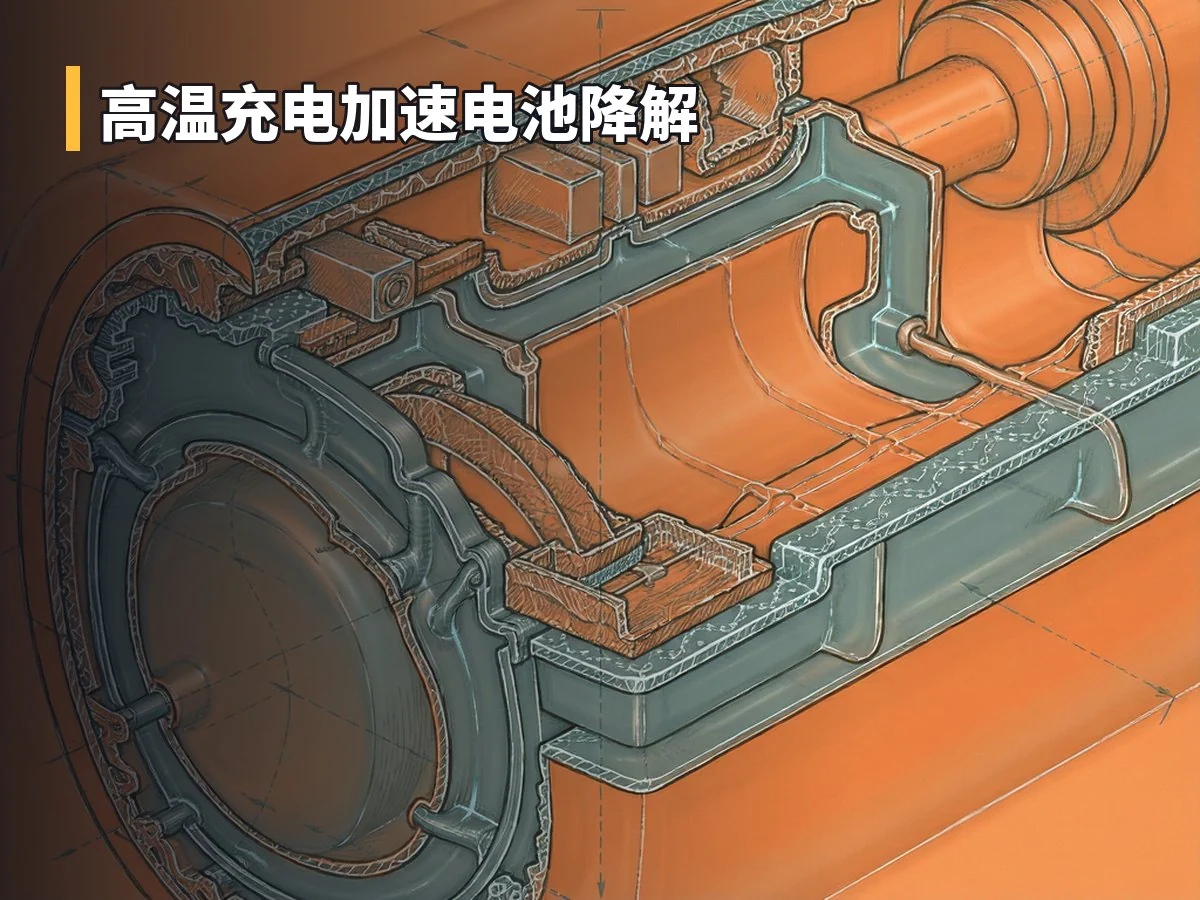 高温充电加速电池降解