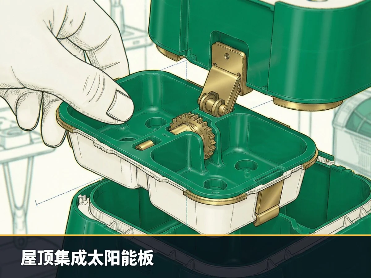 屋顶集成太阳能板