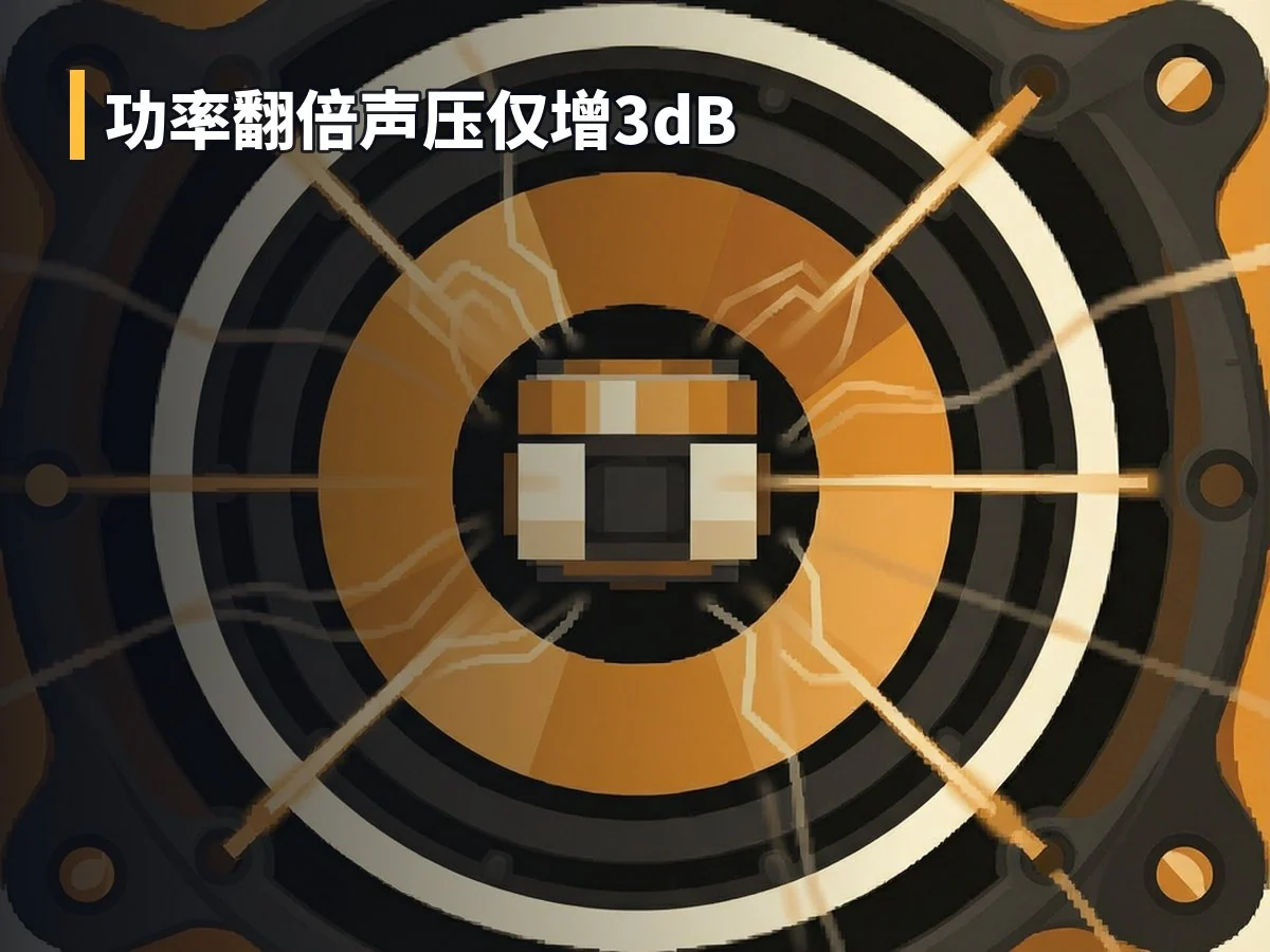 功率翻倍声压仅增3dB