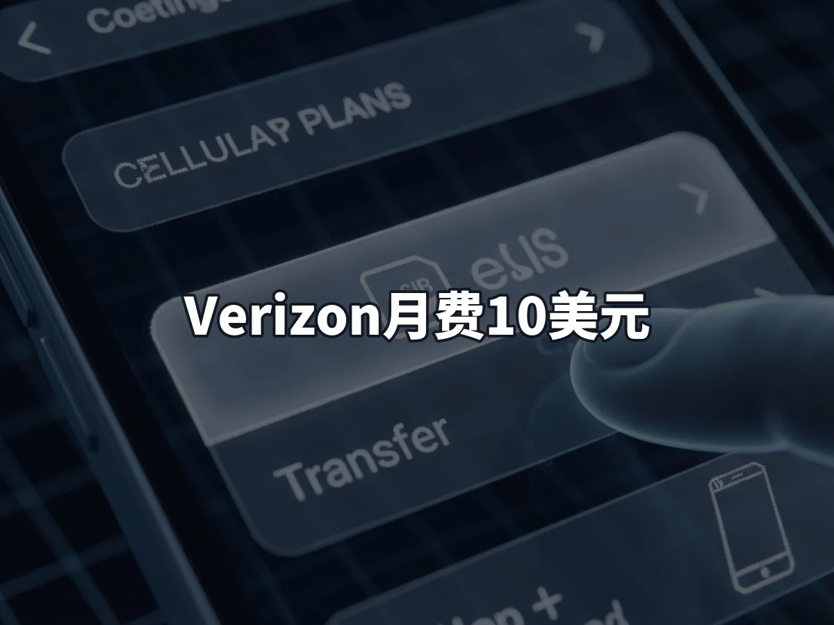 Verizon月费10美元