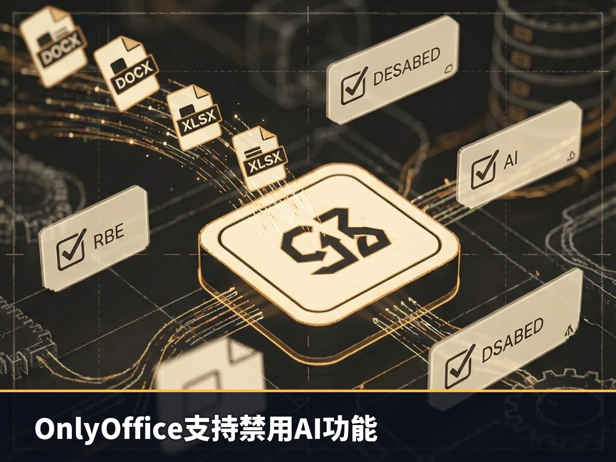 OnlyOffice支持禁用AI功能