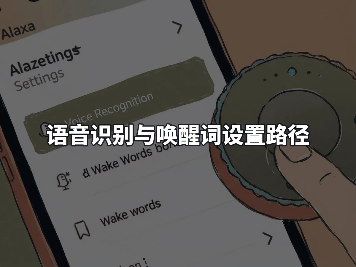 语音识别与唤醒词设置路径