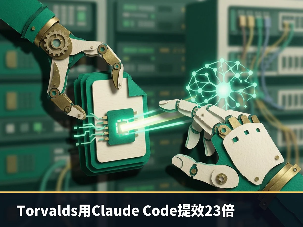 Torvalds用Claude Code提效23倍