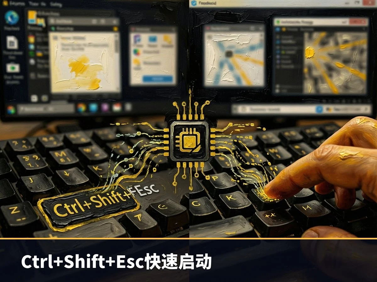 Ctrl+Shift+Esc快速启动