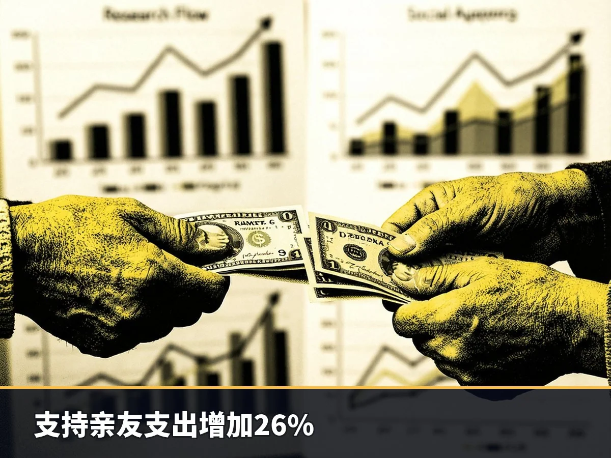 支持亲友支出增加26%
