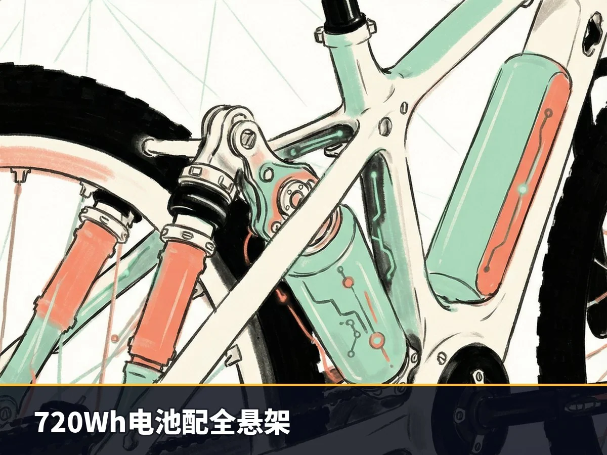 720Wh电池配全悬架