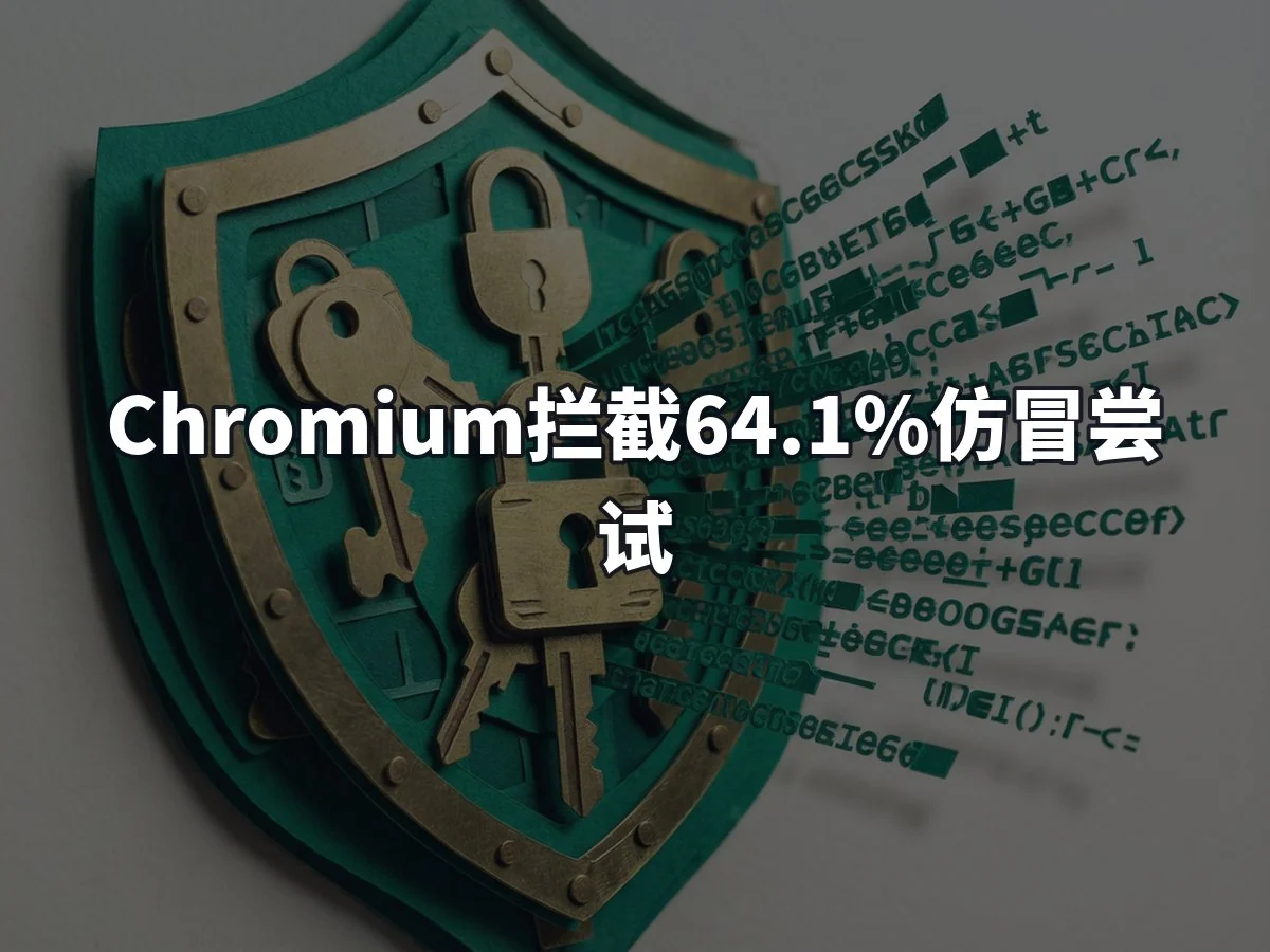 Chromium拦截64.1%仿冒尝试