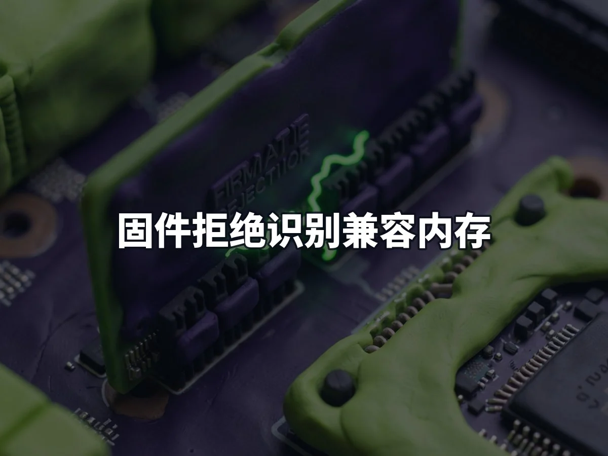 固件拒绝识别兼容内存