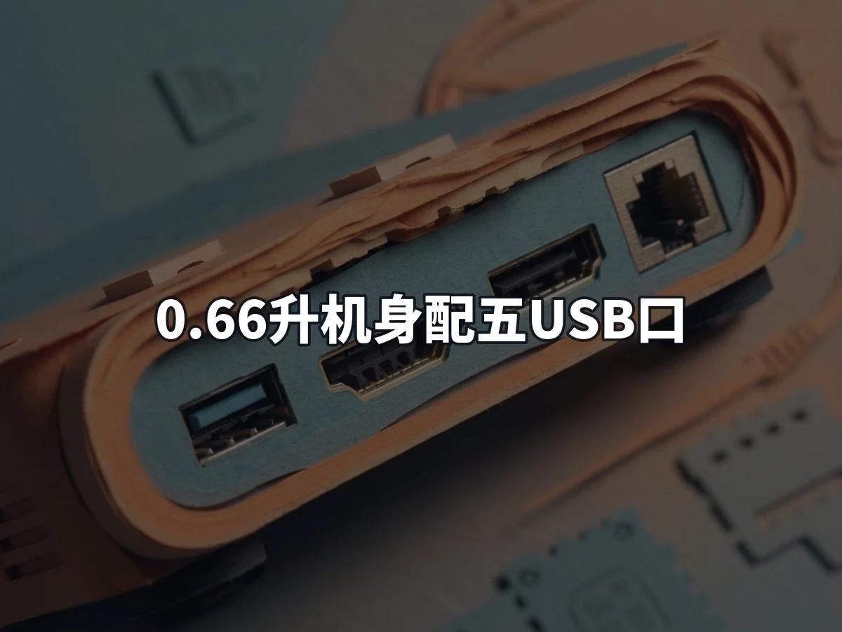 0.66升机身配五USB口