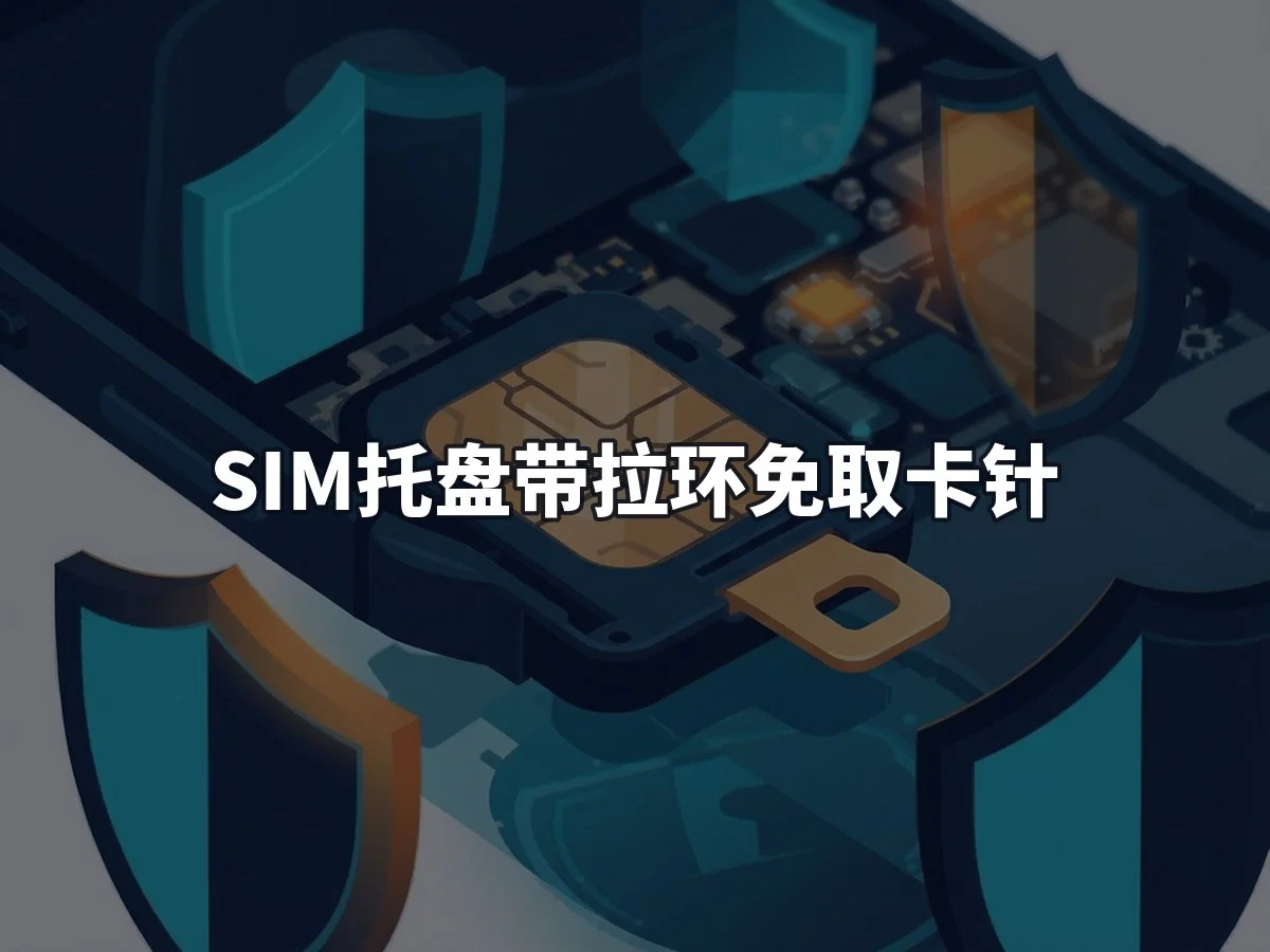 SIM托盘带拉环免取卡针