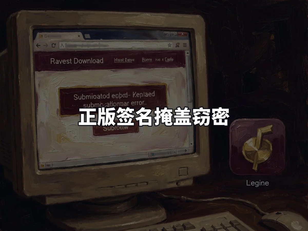 正版签名掩盖窃密
