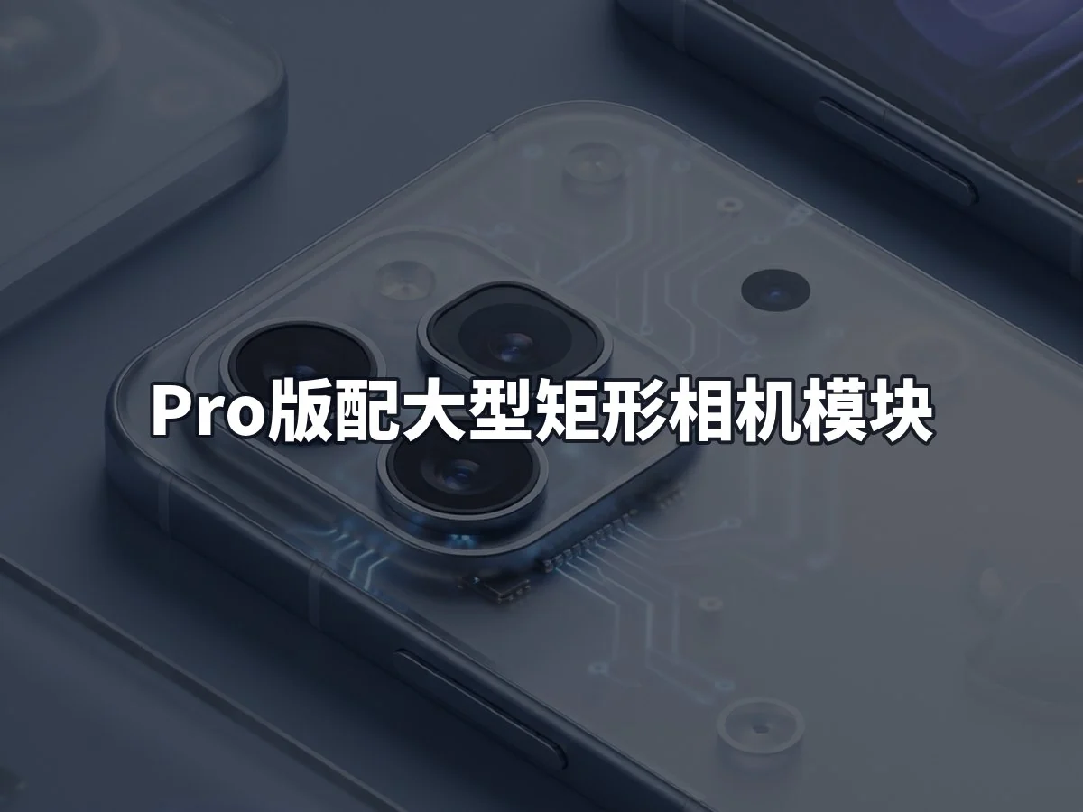 Pro版配大型矩形相机模块