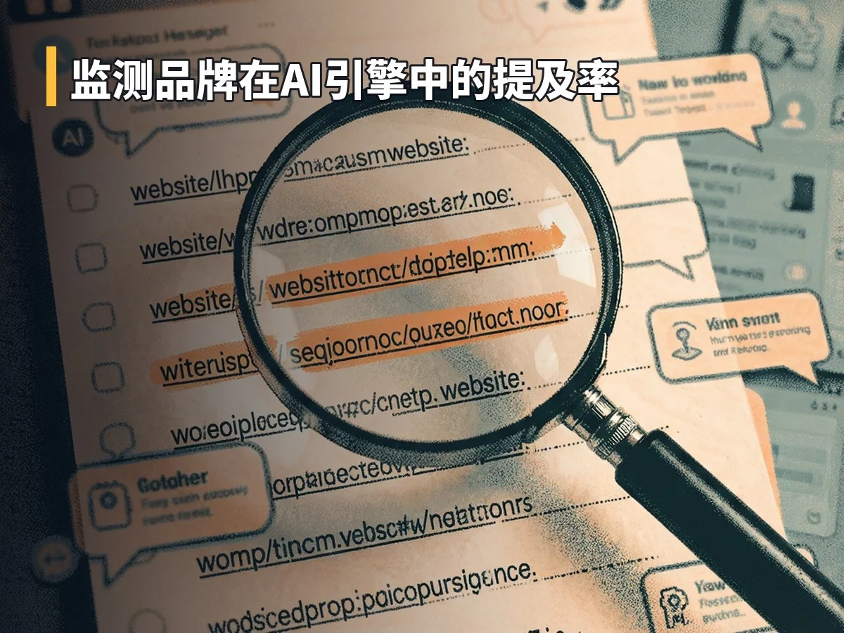 监测品牌在AI引擎中的提及率