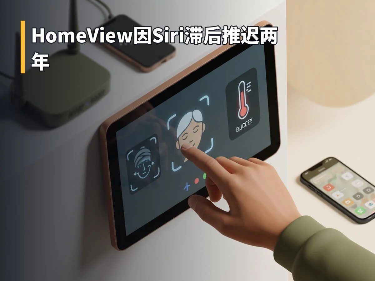 HomeView因Siri滞后推迟两年
