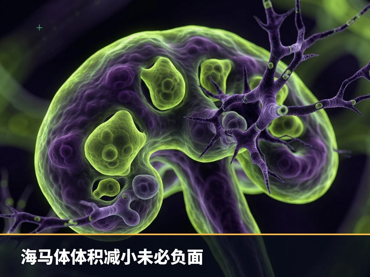 海马体体积减小未必负面