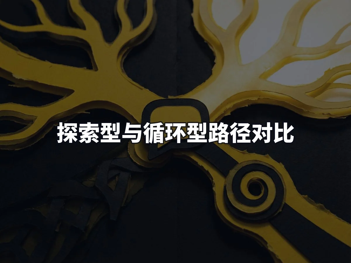 探索型与循环型路径对比