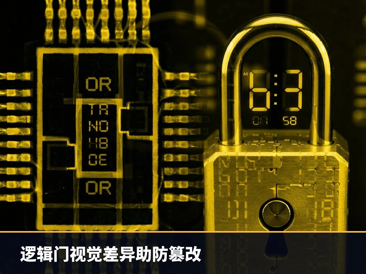 逻辑门视觉差异助防篡改