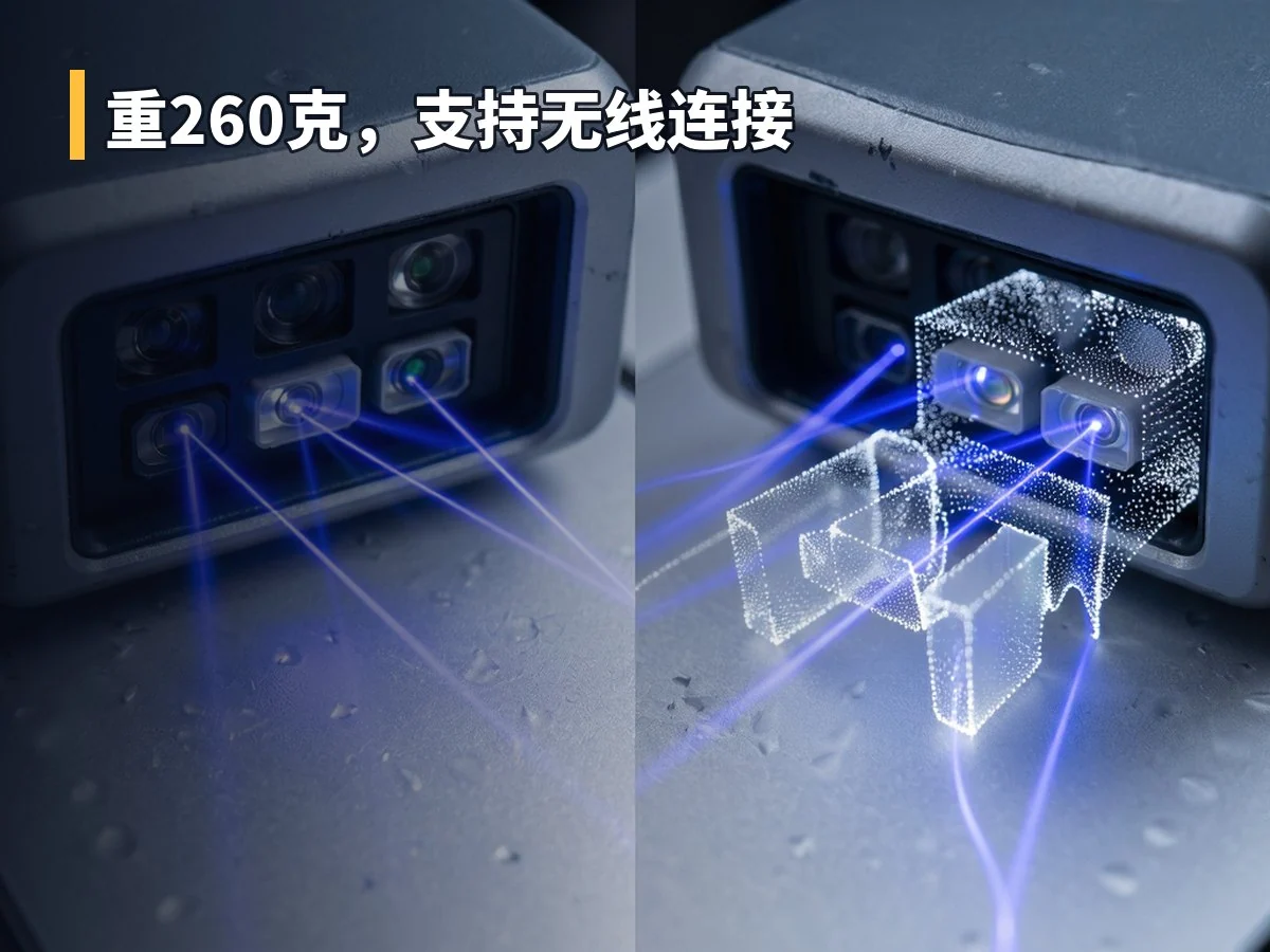重260克,支持无线连接